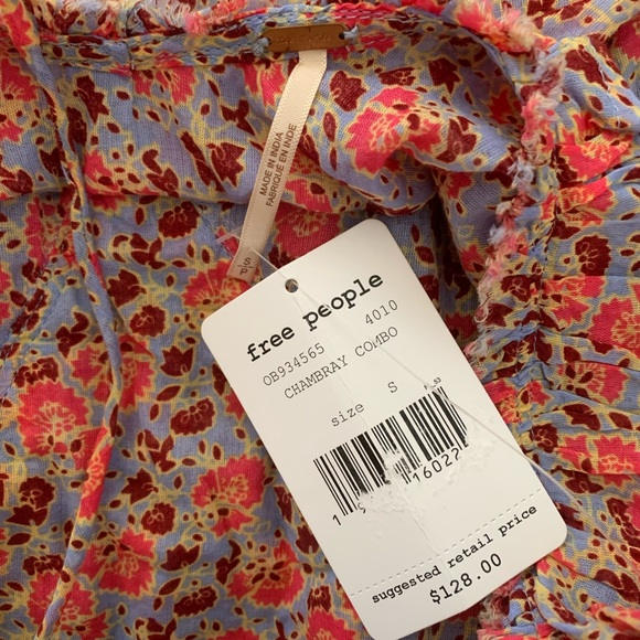 Free People I'm Your Favorite Mini Dress in Blue - Picture 15 of 15